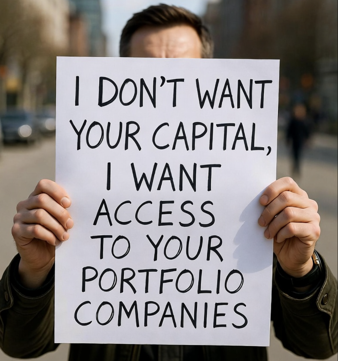 We Don't Want Your Funding. We Want Access to Your Portfolio Companies.